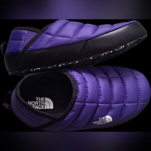 The North Face Purple Quilted Slippers